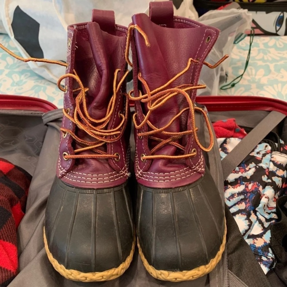 L.L. Bean boots purple/plum/grape/black